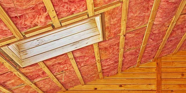 Building roof insulation