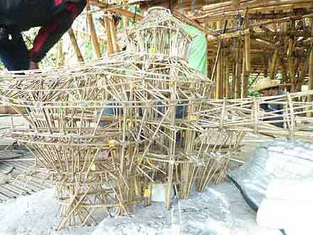 bamboo house design model