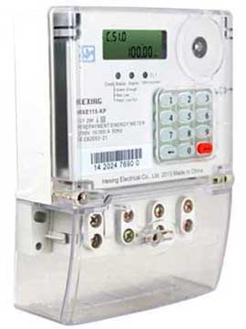 prepaid digital electricity meter